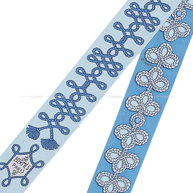 HERMES エルメス スカーフ ツイリー 飾緒とブランデンブルク飾り