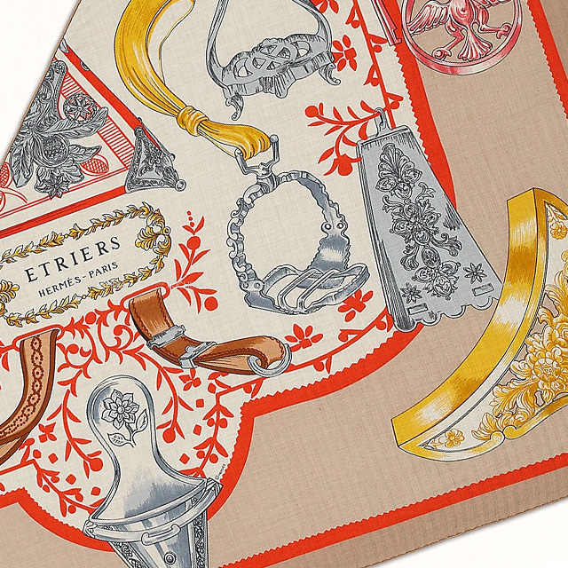 2022年 秋冬 HERMES エルメス スカーフ トライアングル ジェアン 鐙