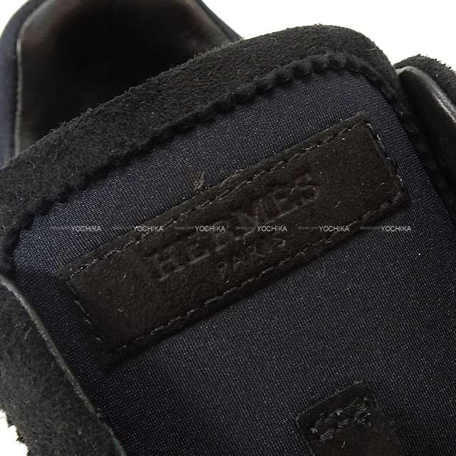 HERMES エルメス スニーカー バウンシング ソーブラック #36.5 黒