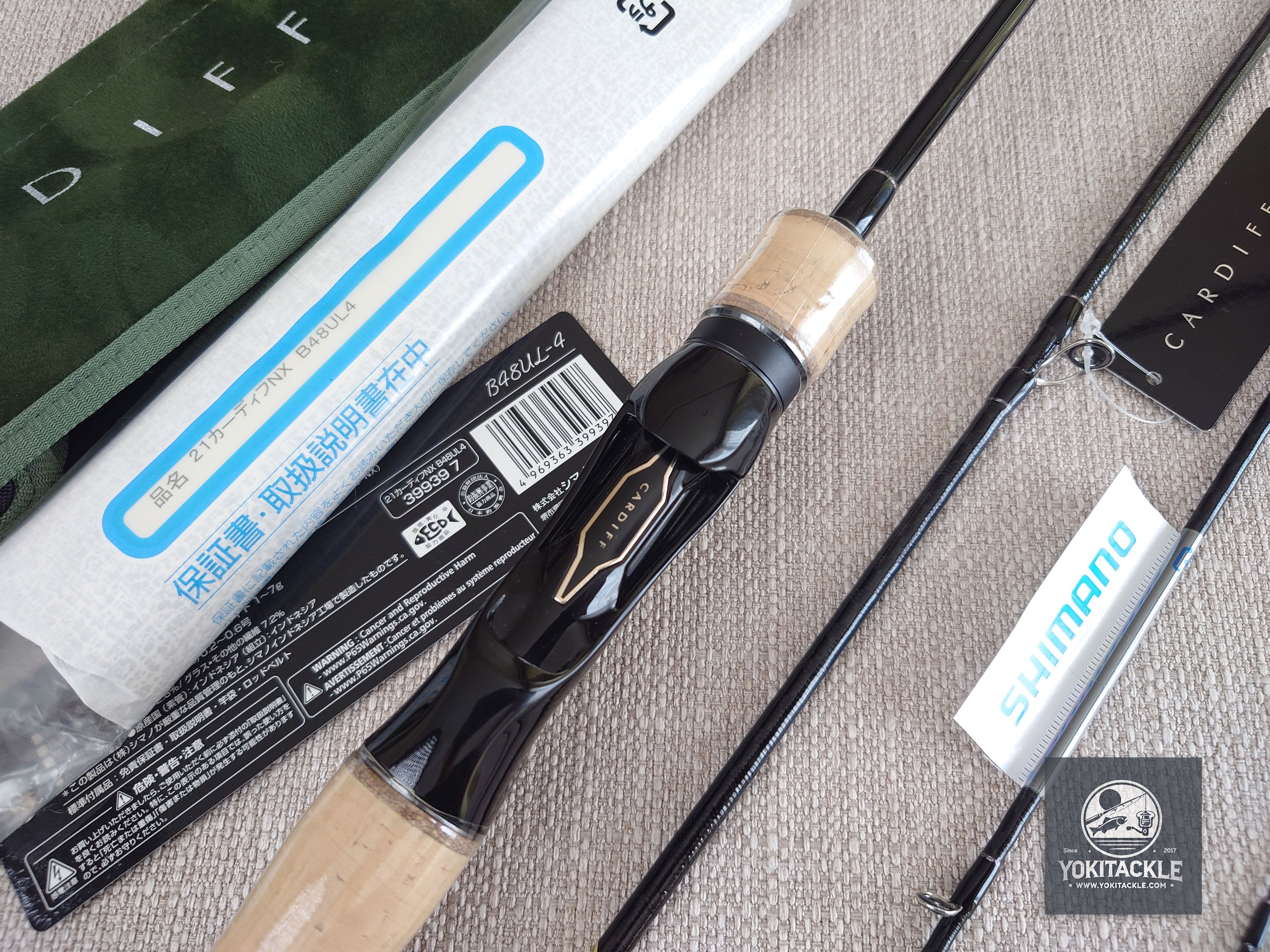 Brand New Shimano 21 Cardiff NX B48UL-4 Baitcasting Rod for Trout