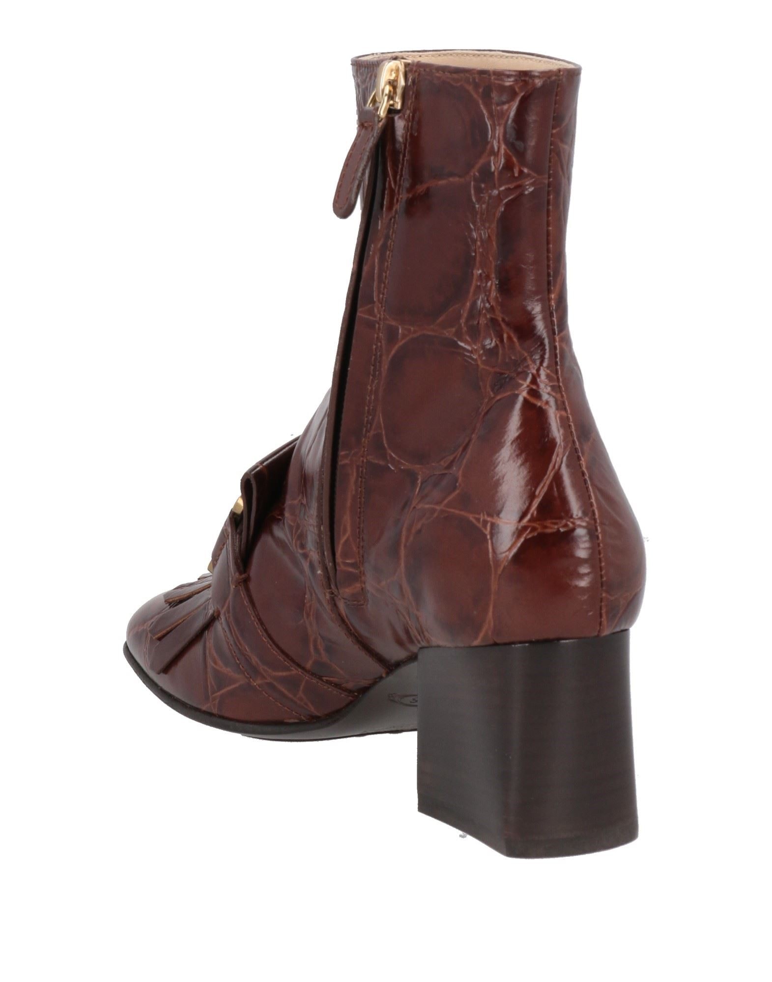 TOD'S シューズ | ショートブーツ ブラウン レディース | YOOX