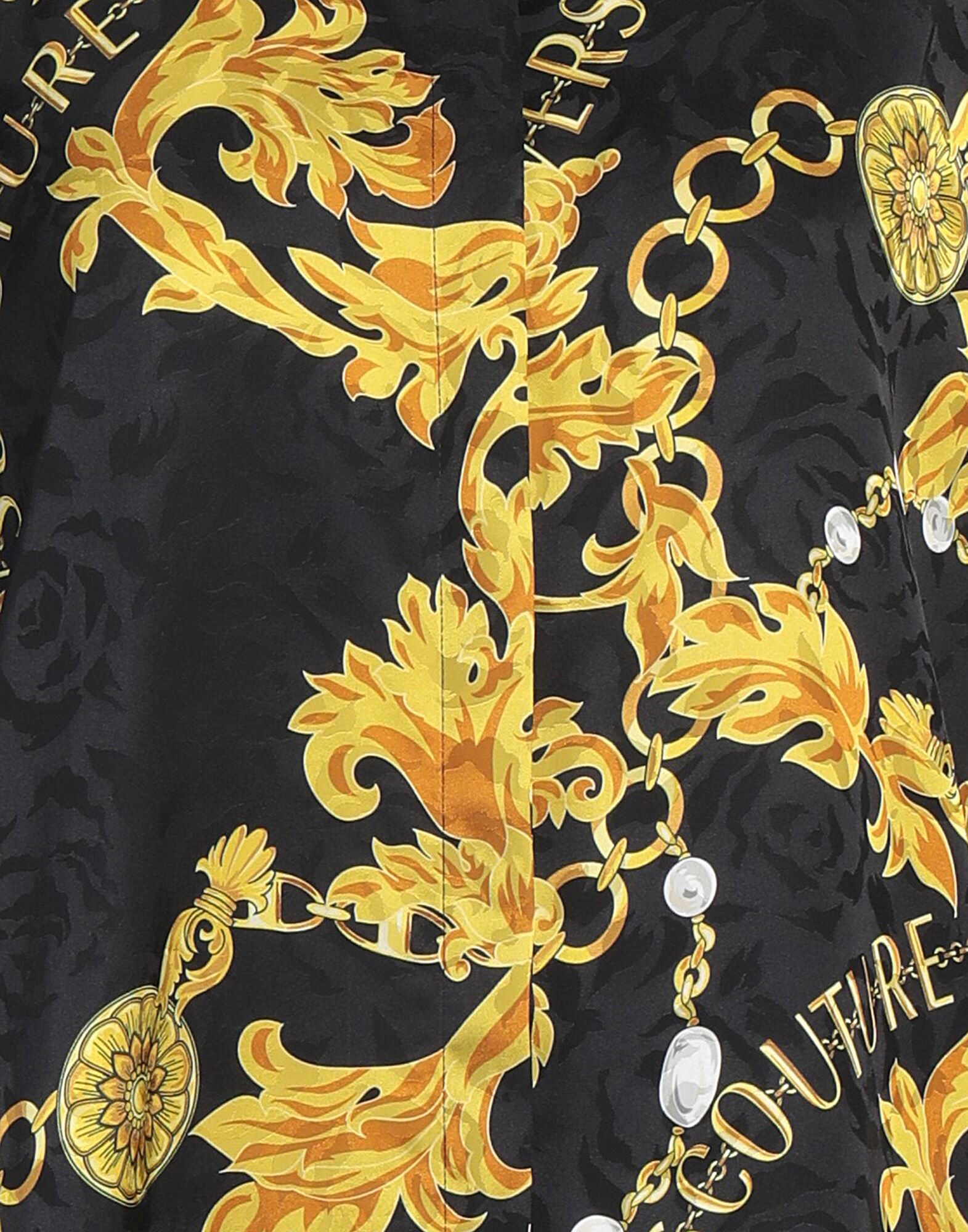 VERSACE JEANS COUTURE Shirts | Black Women's Patterned Shirts