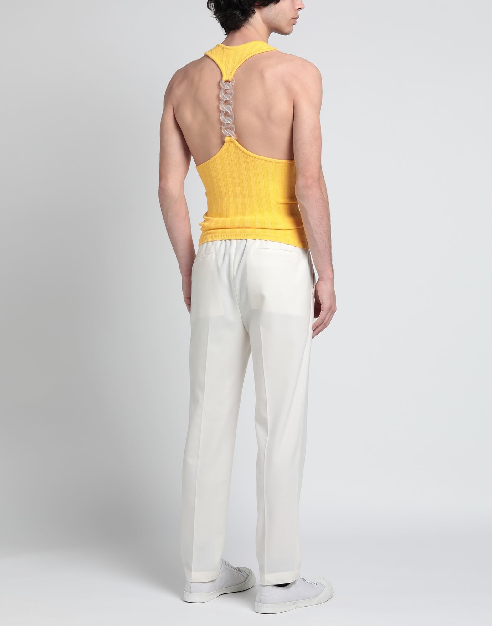 GCDS Tシャツ＆トップス | タンクトップ イエロー メンズ | YOOX