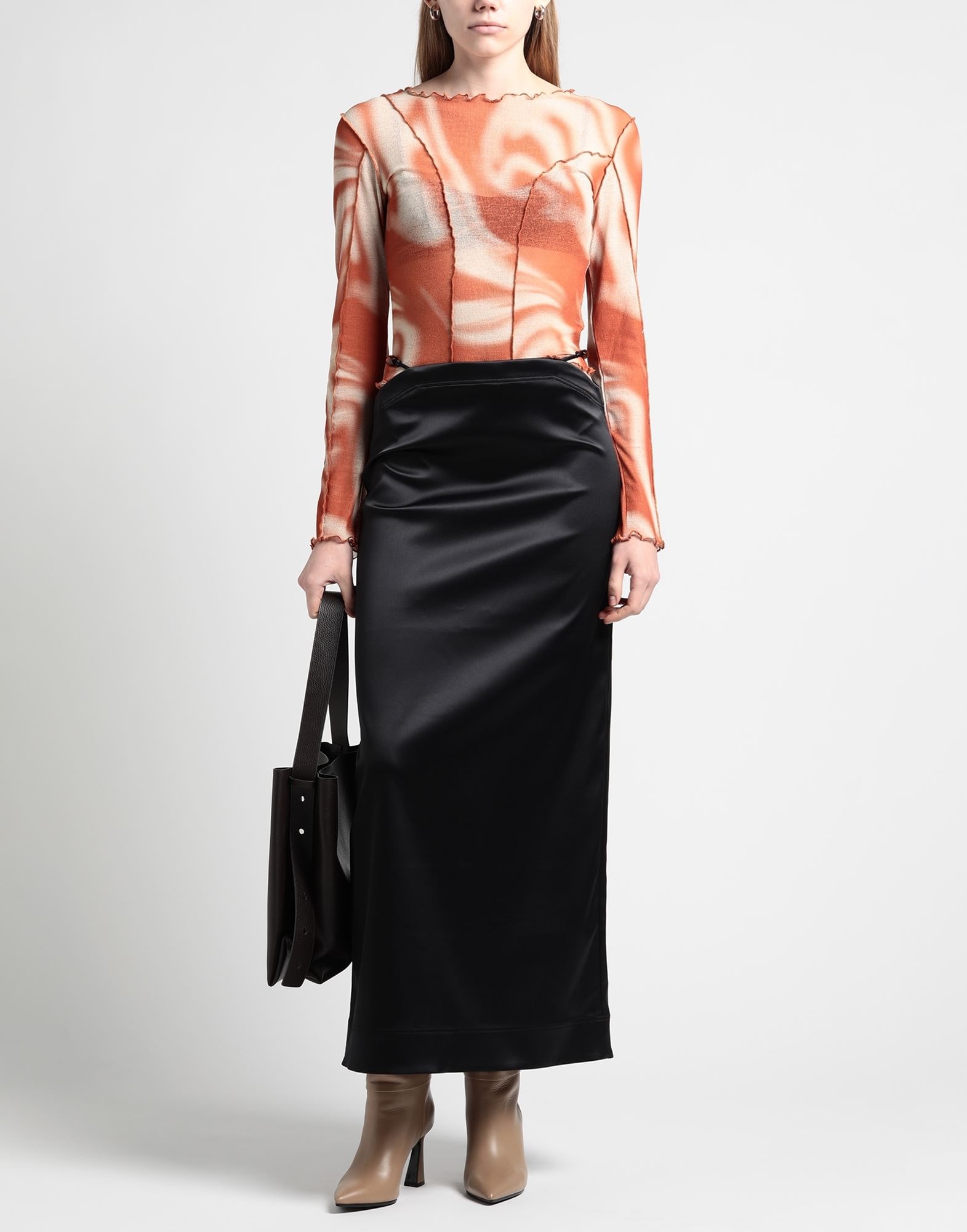 GANNI スカート | ロングスカート ブラック レディース | YOOX