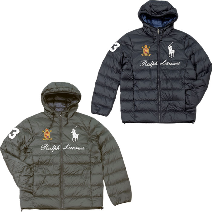 POLO ラルフローレン メンズ ビッグポニー ダウンジャケット フード