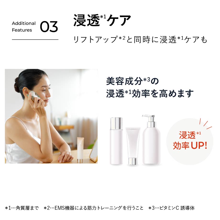 1回1分置くだけ。リフトケア特化型美顔器。 「リフトロジーSP