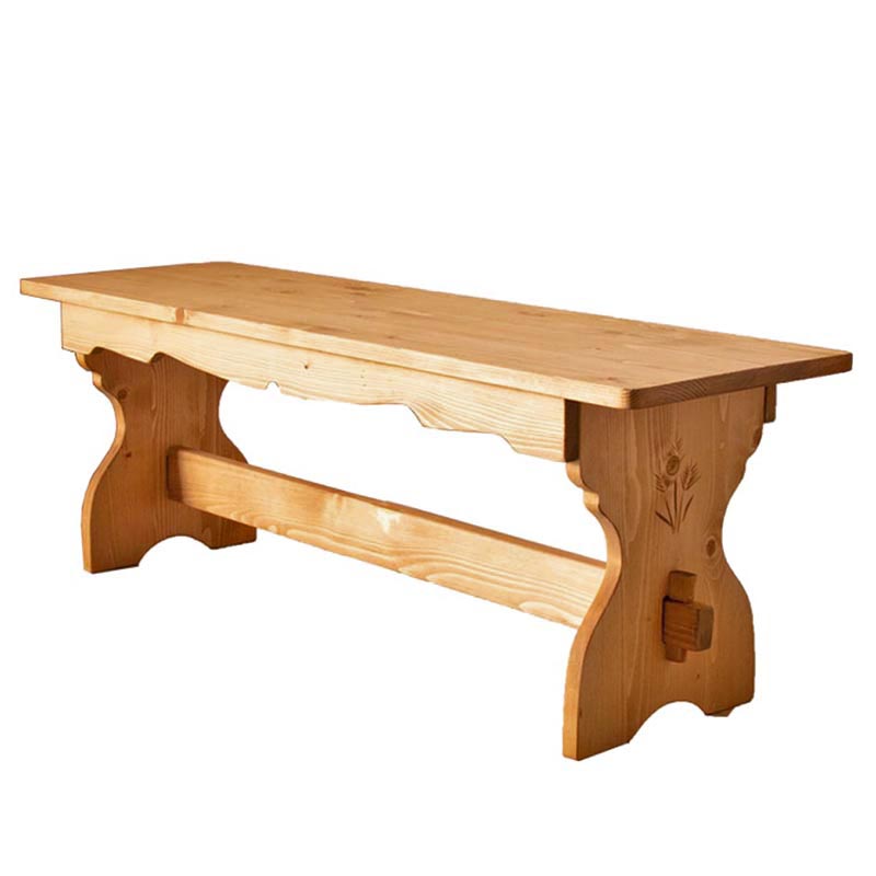 ダイニングチェア ベンチ 120幅 木製 ベンチ カントリー家具 パイン