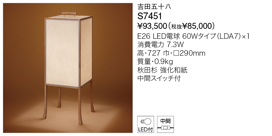 S7451 吉田五十八 | 株式会社YAMAGIWA