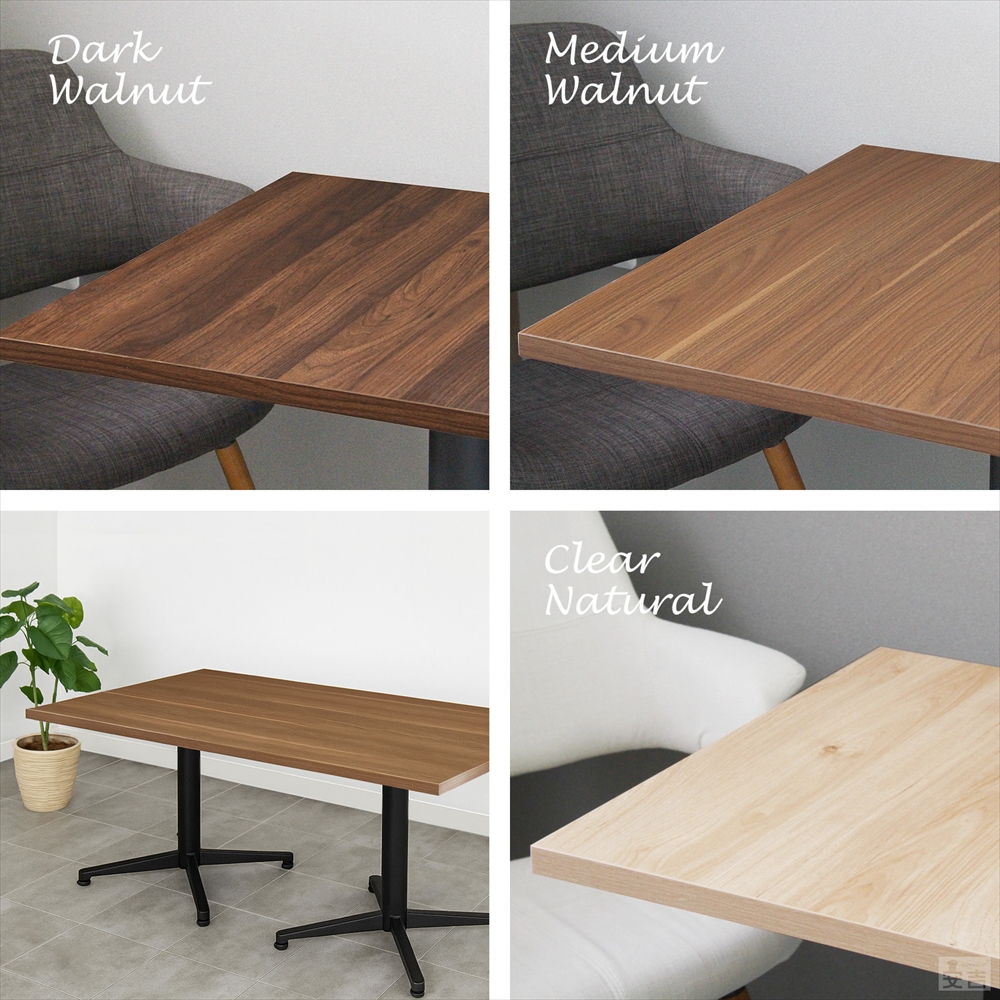 飲食店やフードコートで活躍する業務用レストランテーブル。シンプルで