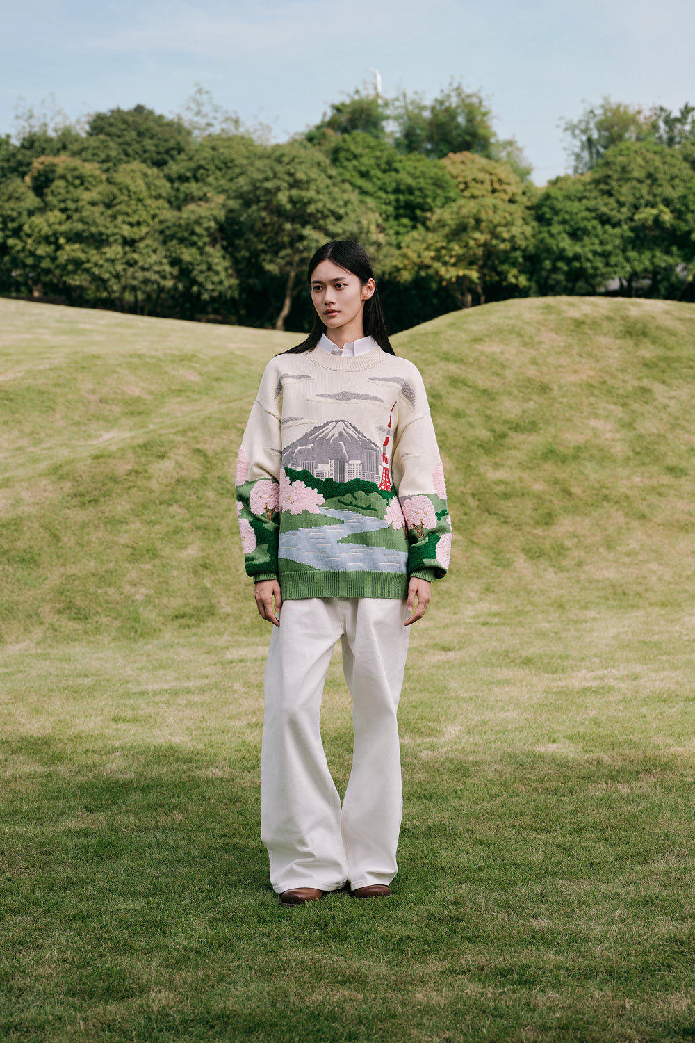 Tokyo Embroidery Sweater