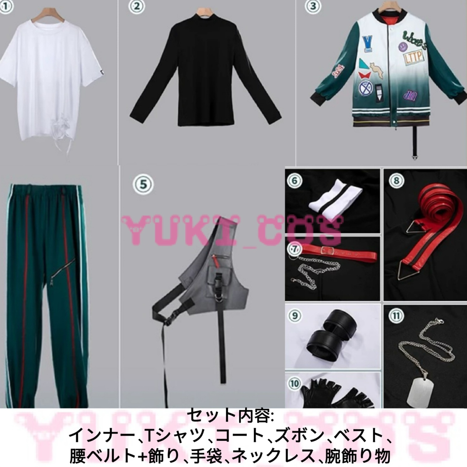 Vtuber 3SKM Half Anniversary 魁星 コスプレ衣装 送料無料