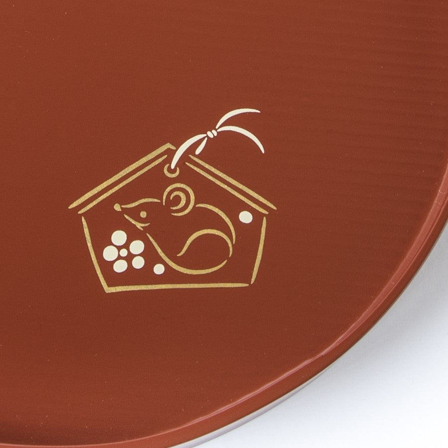 ねずみ 丸盆（全2色） – 象彦 公式オンラインショップ