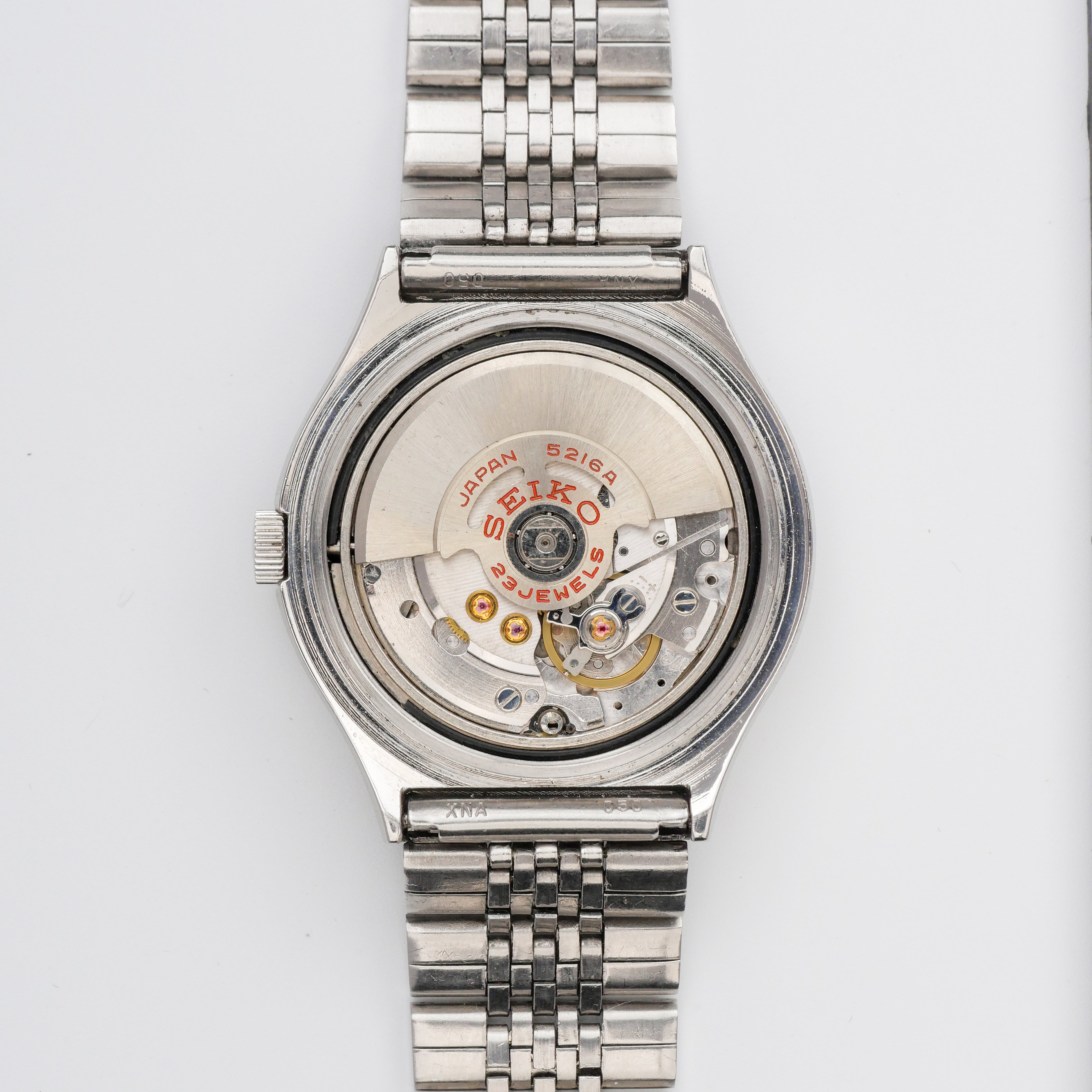 SEIKO LM SPECIAL DAY-DATE AUTOMATIC FACETED CRYSTAL GREEN DIAL REF