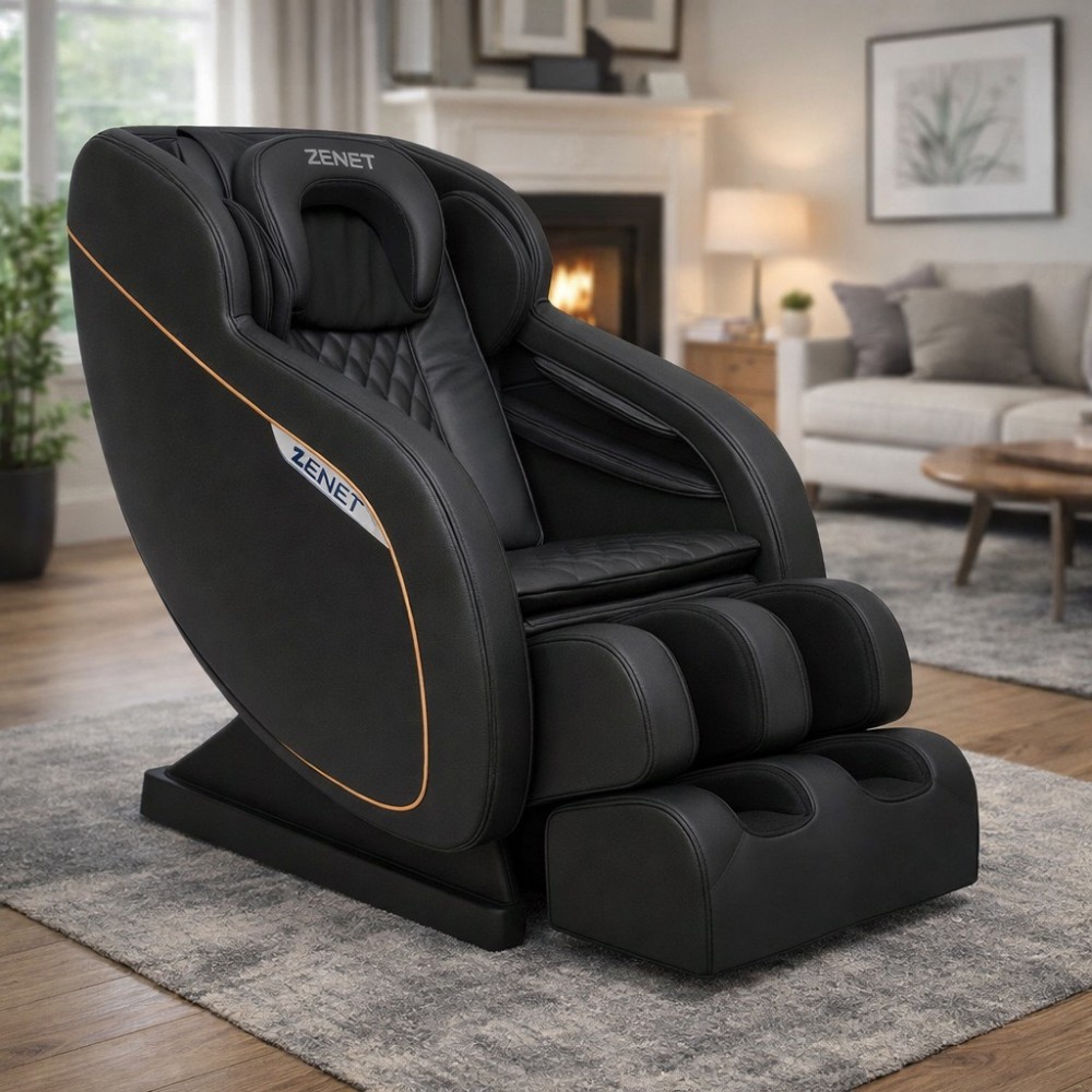 Купити масажне крісло Zenet Zet-1288 Чорне в Україні|ZENET.UA