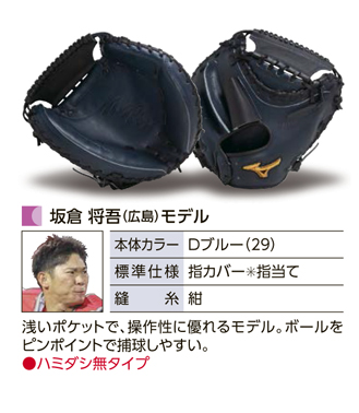 ミズノプロ・ミットオーダー（硬式）