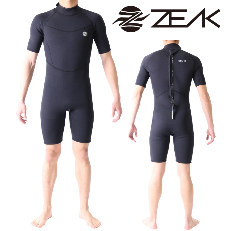 ZEAK(ジーク) ウェットスーツ 男性用 メンズ スプリング 3mm / 2mm