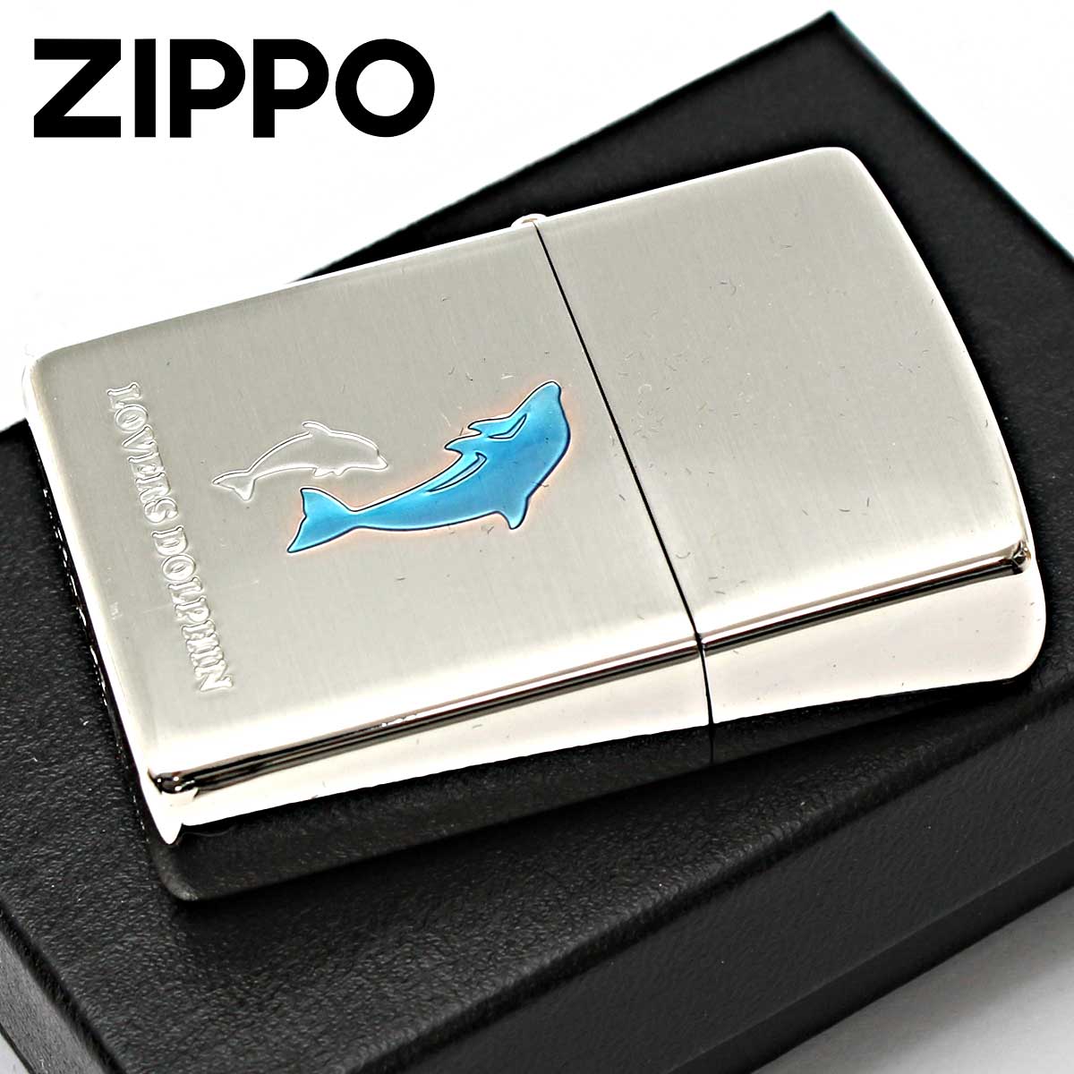 Zippo ジッポー イルカ ラバーズドルフィン ブルー LOVERS DOLPHIN