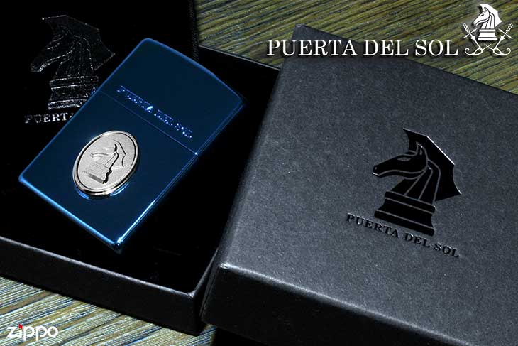 Zippo ジッポー PUERTA DEL SOL プエルタデルソル ナイトメタル BL PU
