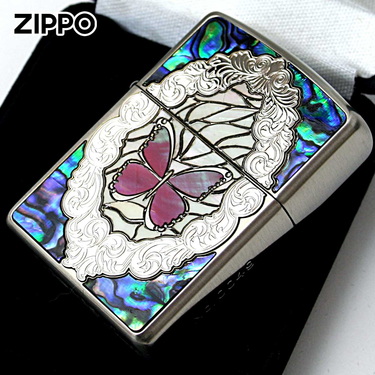 Zippo ジッポー アーマー シェル 蝶々 バタフライ レッド ARMOR