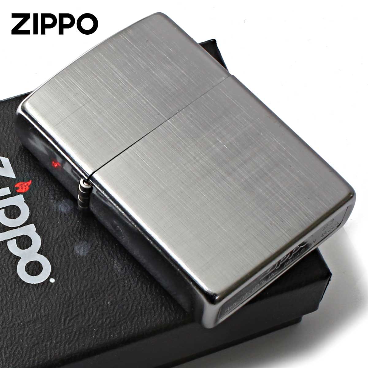 Zippo ジッポー リネン ウエーブ Linen Weave ブラッシュドクローム