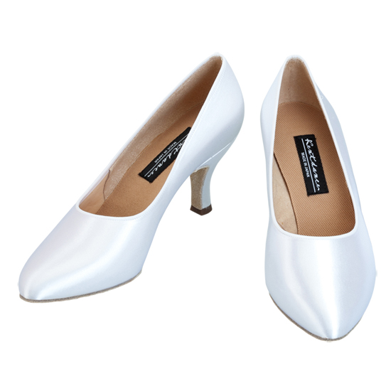 女性の社交ダンスシューズ・スタンダード用サテン靴（ダンスブティック