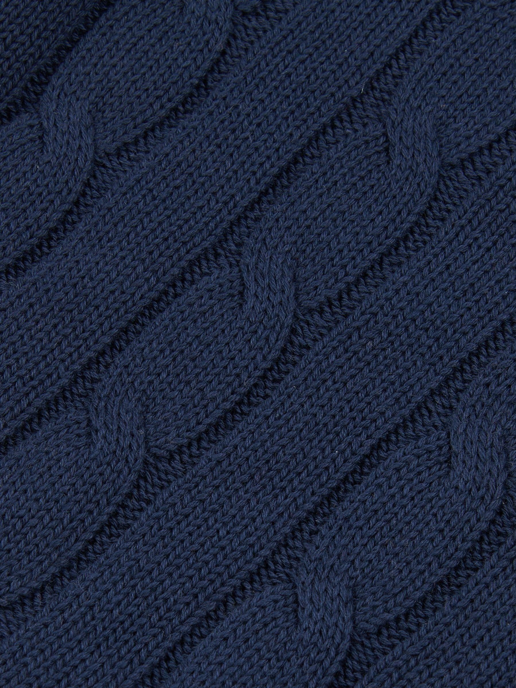 Buy U.S. Polo Assn. Blue V-Neck Cable Knit Jumper from Next USA