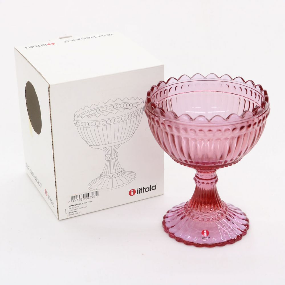 iittala イッタラ Marimekko マリメッコ マリボウル ガラス red /赤