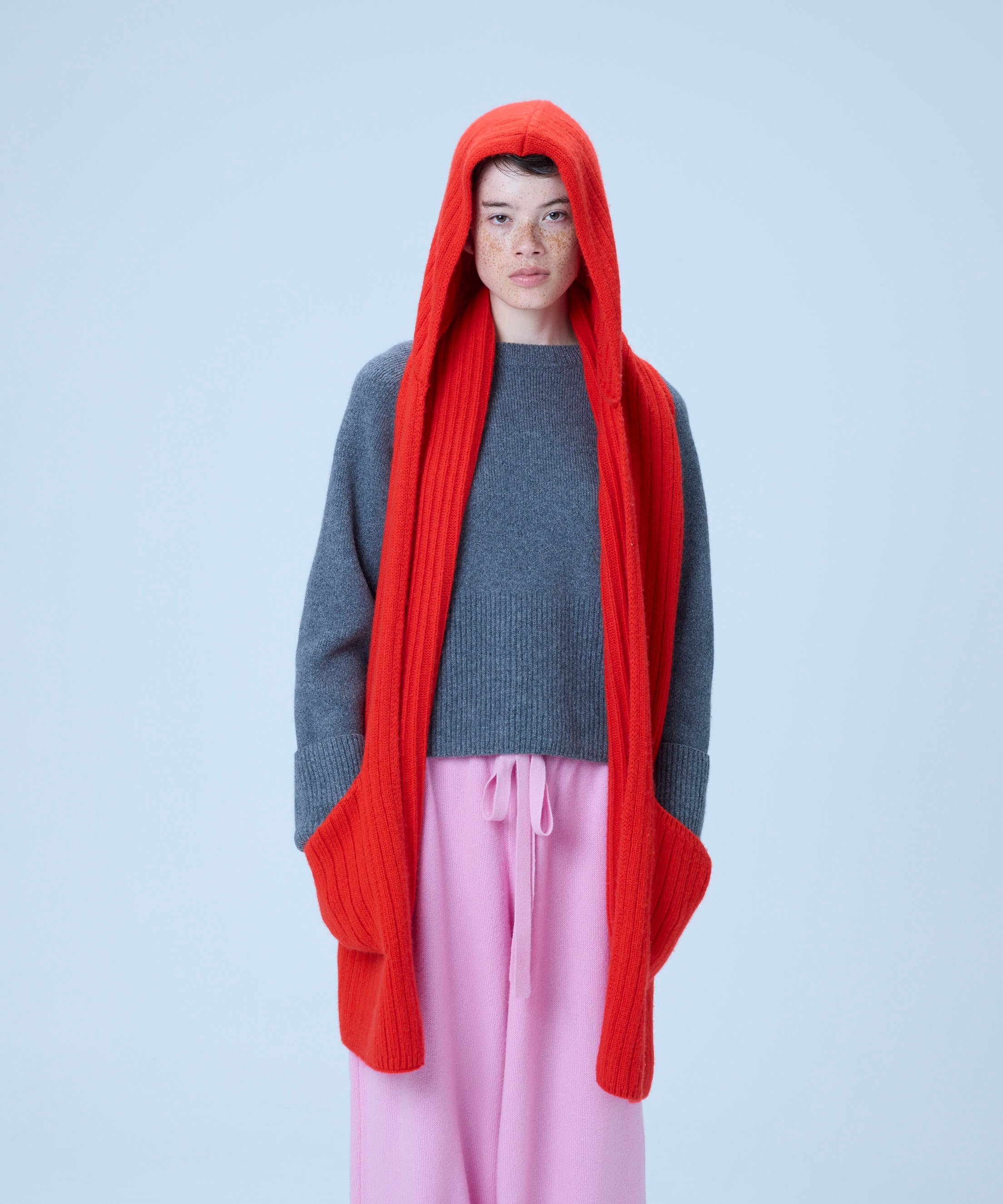 Hooded long muffler – y_yo