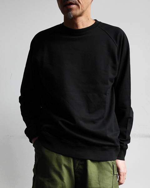 COMOLI コットンシルク 長袖クルー | 大阪心斎橋のメンズ洋服の