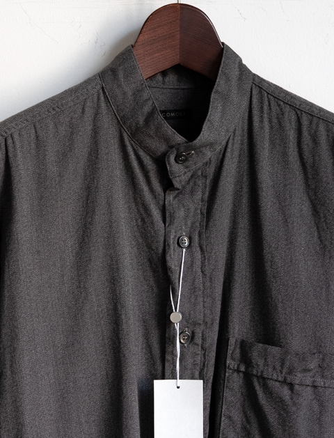 COMOLI ヨリ杢 プルオーバーシャツ | 大阪心斎橋のメンズ洋服の