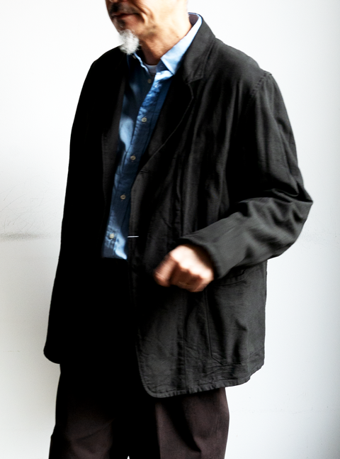 COMOLI ブラック ワークジャケット | 大阪心斎橋のメンズ洋服の