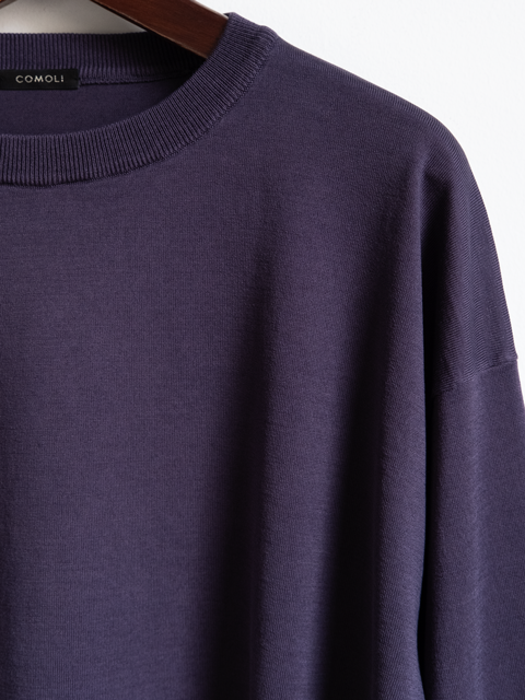 COMOLI 18G クルーネックニット | 大阪心斎橋のメンズ洋服のセレクト