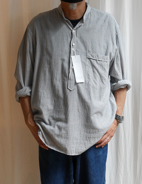 COMOLI KHADIコットン プルオーバーシャツ | 大阪心斎橋のメンズ洋服の