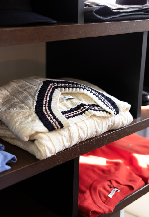 CIOTA スビンコットン チルデンニット | 大阪心斎橋のメンズ洋服の