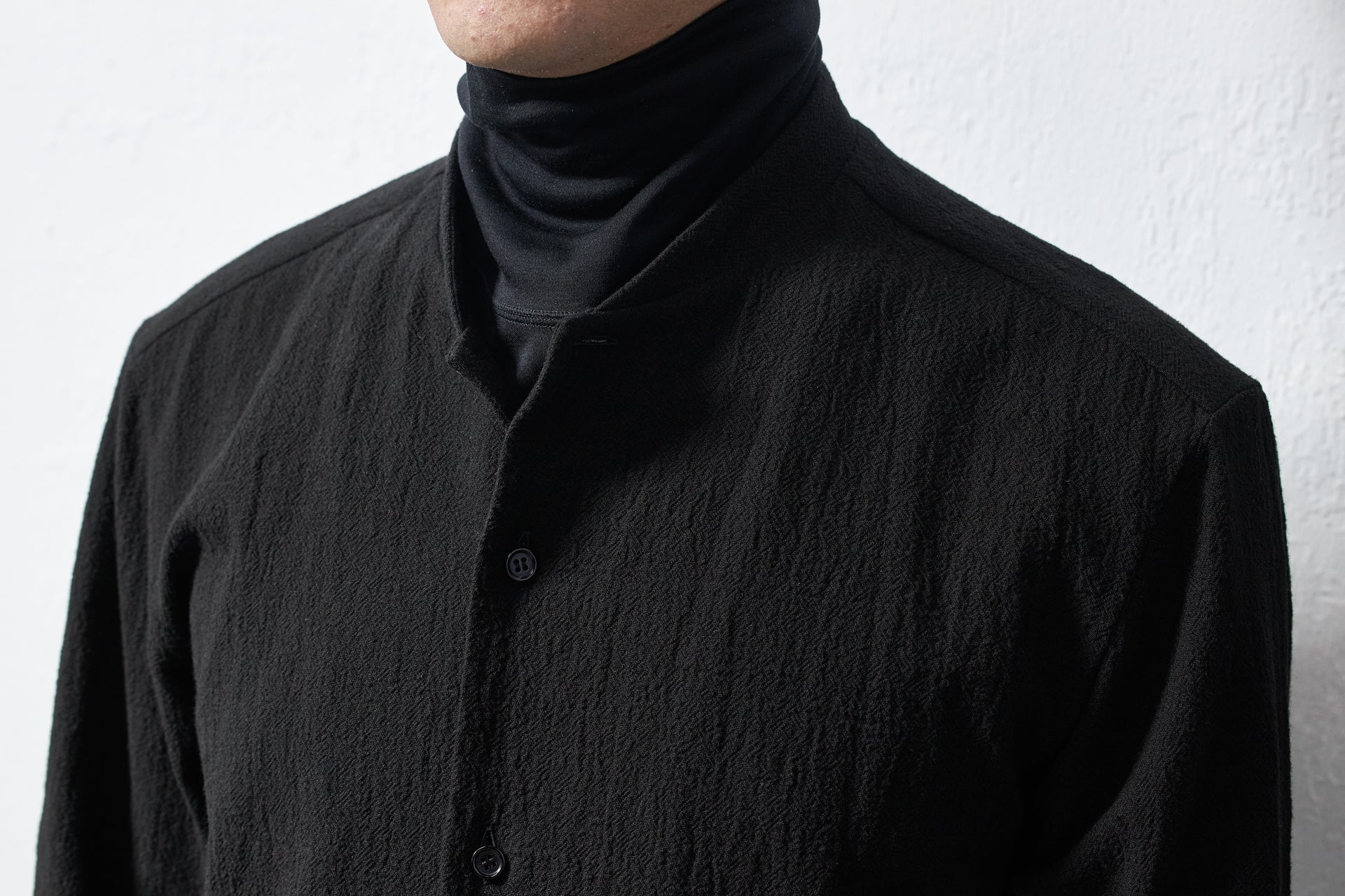 limited】ygs43-252 / 黒染めコットンボイルシャツ – 山内