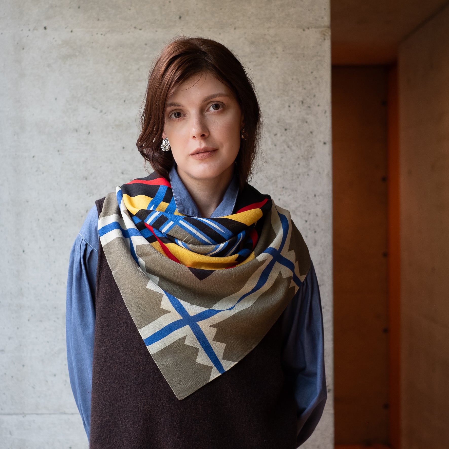 大判ウールスカーフ – YARN&COPPER