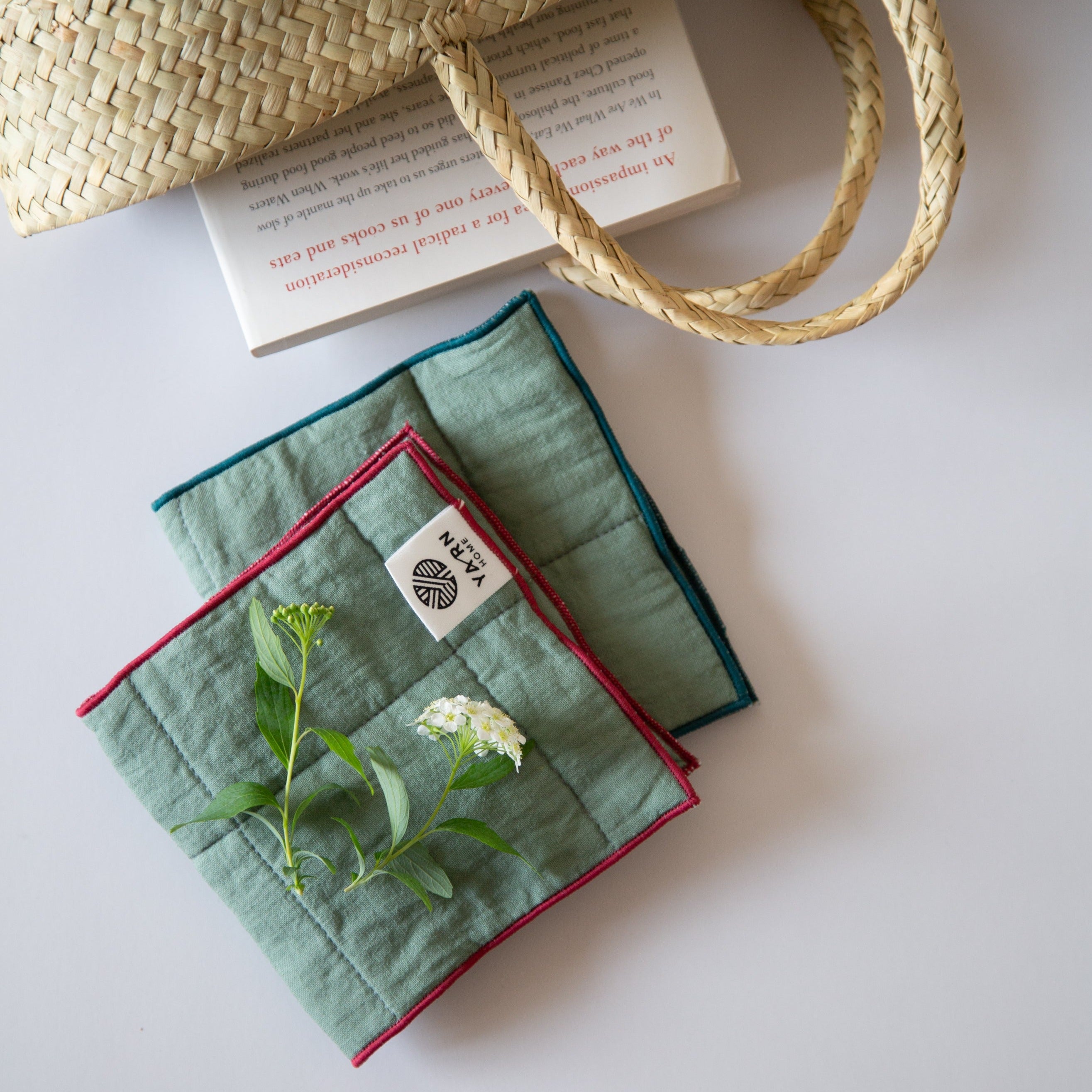 YARN HOME/ハンカチ/ポケットサイズ/ガーゼ/パシーマ/吸水速乾/UKIHA