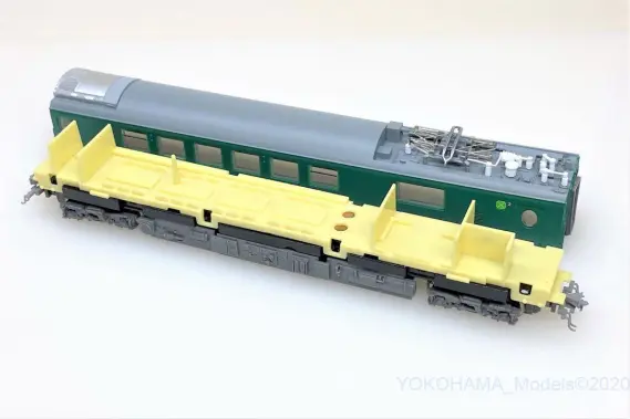 485系お座敷電車「やまなみ」が入線です。MICROACE A2271 4両セット