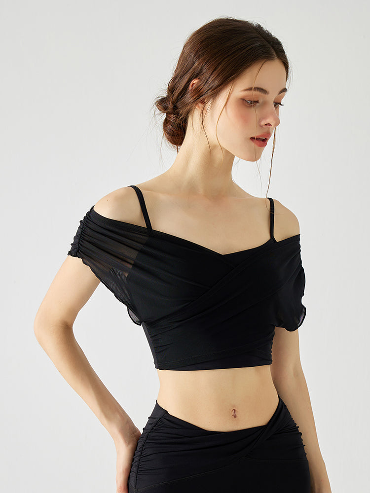 フェイクレイヤード ブラトップ シアー