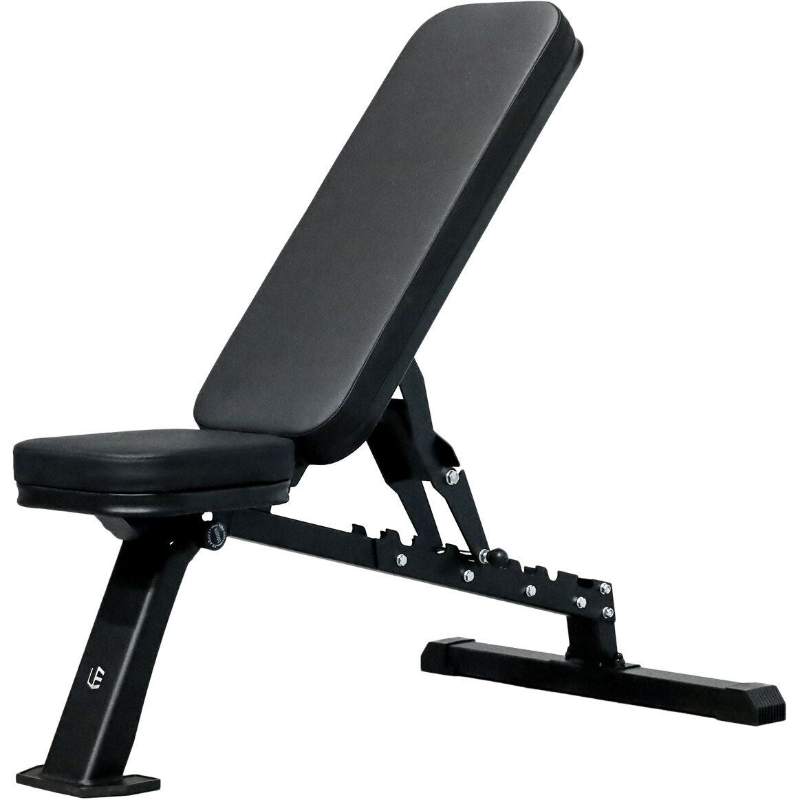 マルチポジションベンチ コンパクト トレーニングベンチ ブラック