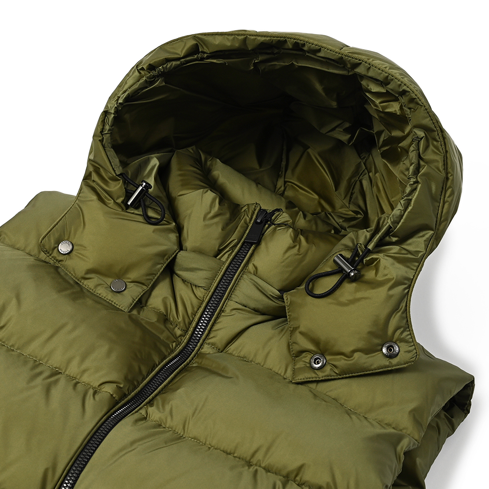 POSEIDONE ダウンベスト カーキ Traditional Standard | よろずを継ぐ