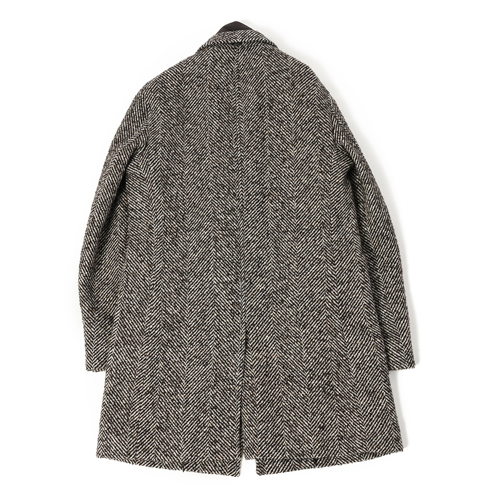 アルパカ混ヘリンボーンチェスターコート Traditional Standard