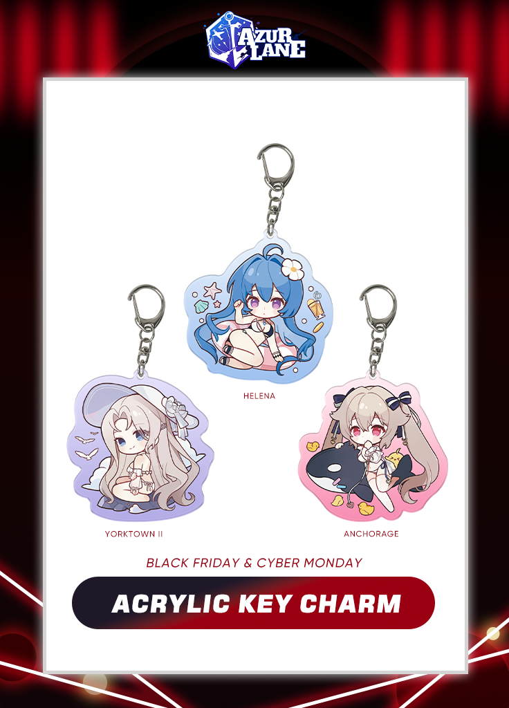 Azur Lane | Acrylic Key Charm | Black Friday 2024 – Yostar
