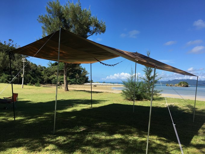 スノーピーク HDタープ”シールド”レクタで、夏キャンプを涼しく過ごし