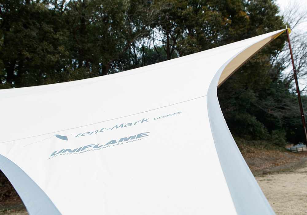 REVO TARP L コットン】ユニフレーム&テンマクデザイン コラボタープ発売！