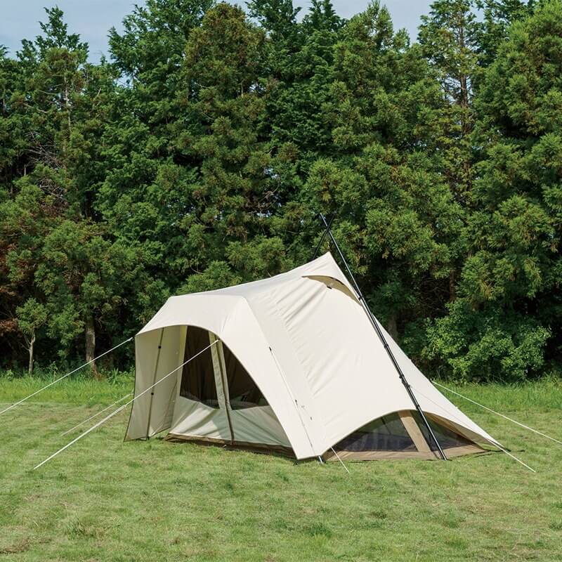 ピレウス】ogawaから独創的なアウタークロスポールのテントが登場