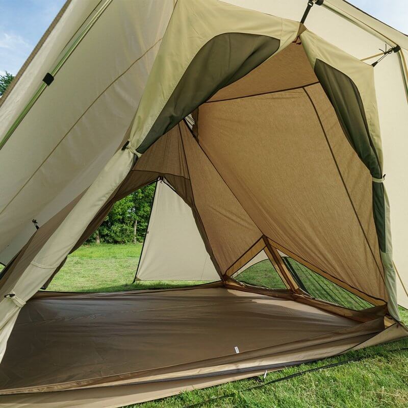 ピレウス】ogawaから独創的なアウタークロスポールのテントが登場