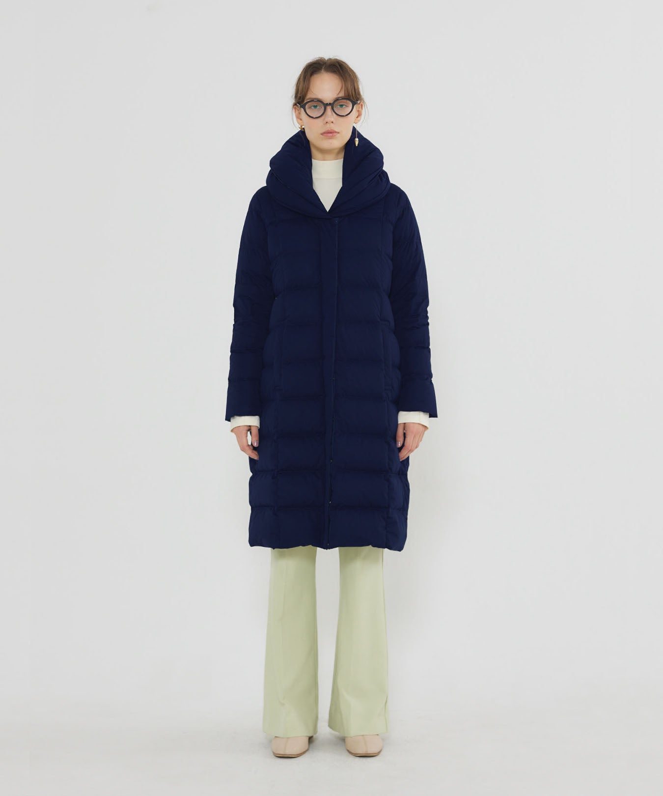 ツーピースカラーロングコート – 粧U -YOSOOU-