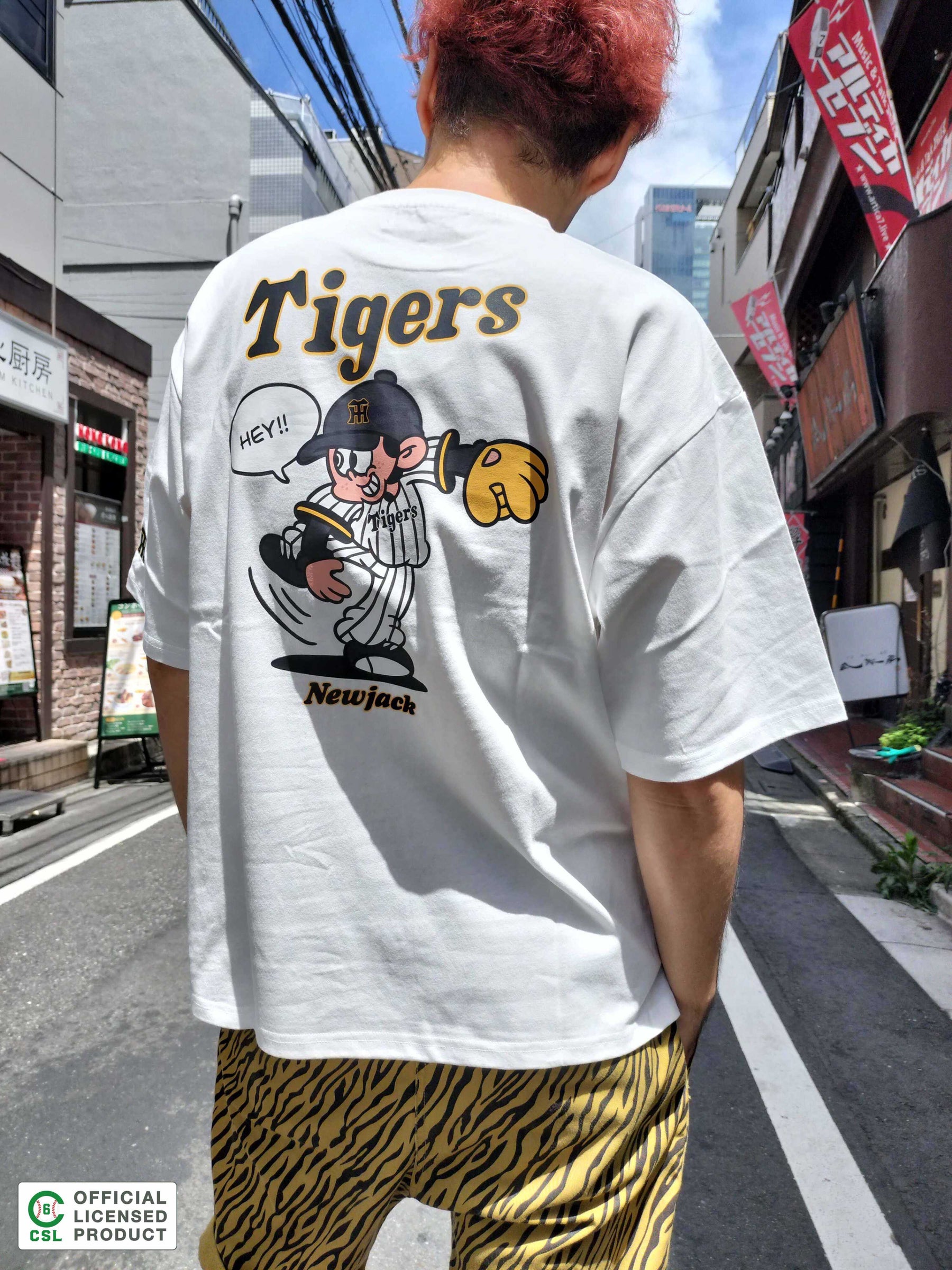 NEW JACK(ニュージャック)阪神タイガースモデルTシャツ-A (メンズ