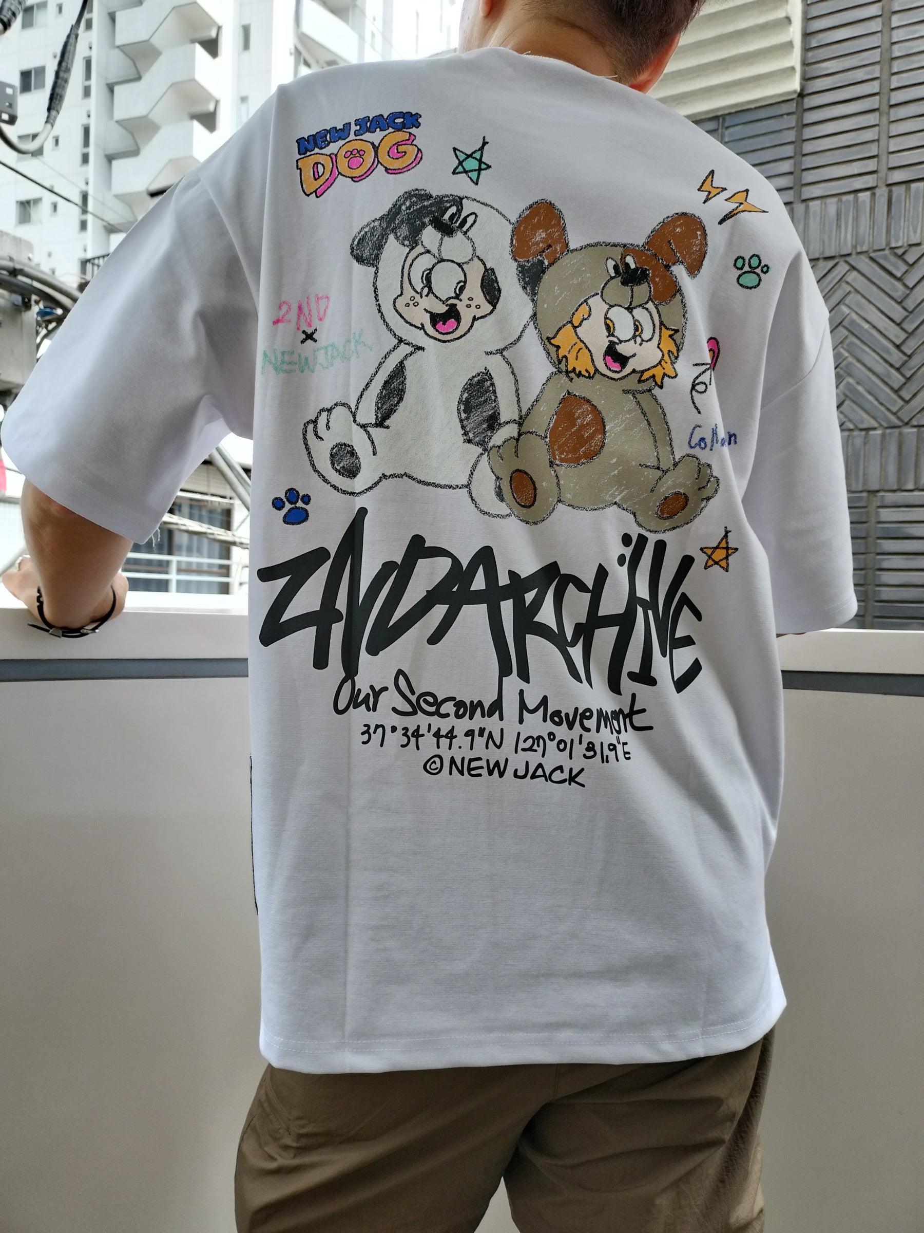 NEW JACK(ニュージャック)x2ND ARCHIVE CollaborationTシャツ-CRAYON